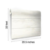 Wallpaper Shiplap Wallpaper // White & Grey
