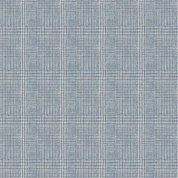 Wallpaper Shirting Plaid Wallpaper // Blue 