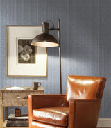 Wallpaper Shirting Plaid Wallpaper // Blue
