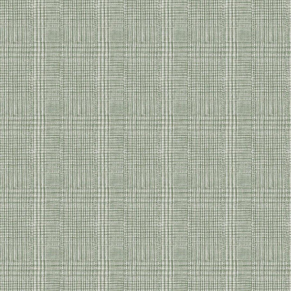 Wallpaper Shirting Plaid Wallpaper // Green 
