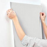 Wallpaper Shodo Stripe Wallpaper // Arctic Grey