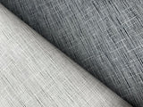 Wallpaper Silk Linen Weave Wallpaper // Grey