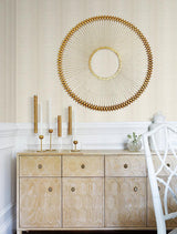 Wallpaper Silk Weave Wallpaper // Beige