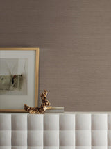 Wallpaper Sisal Grasscloth Wallpaper // Brown