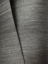 Wallpaper Sisal Grasscloth Wallpaper // Silver Metallic