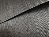 Wallpaper Sisal Grasscloth Wallpaper // Silver Metallic
