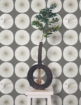 Wallpaper Soho Starburst Peel & Stick Wallpaper // Grey