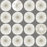 Wallpaper Soho Starburst Peel & Stick Wallpaper // Grey