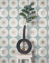 Wallpaper Soho Starburst Peel & Stick Wallpaper // Light Blue