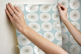 Wallpaper Soho Starburst Peel & Stick Wallpaper // Light Blue