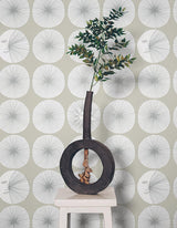 Wallpaper Soho Starburst Peel & Stick Wallpaper // Silver