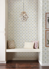 Wallpaper Soho Starburst Peel & Stick Wallpaper // Silver