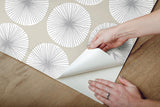 Wallpaper Soho Starburst Peel & Stick Wallpaper // Silver