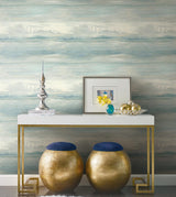 Wallpaper Soothing Mists Scenic Peel & Stick Wallpaper // Blue