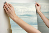 Wallpaper Soothing Mists Scenic Peel & Stick Wallpaper // Blue