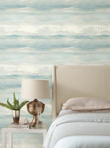 Wallpaper Soothing Mists Scenic Wallpaper // Blue