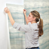 Wallpaper Soothing Mists Scenic Wallpaper // Blue