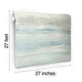 Wallpaper Soothing Mists Scenic Wallpaper // Blue