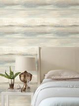 Wallpaper Soothing Mists Scenic Wallpaper // Light Blue