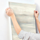 Wallpaper Soothing Mists Scenic Wallpaper // Light Blue