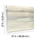 Wallpaper Soothing Mists Scenic Wallpaper // Light Blue