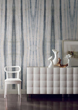 Wallpaper Spanish Marble Peel & Stick Wallpaper // Grey & Blue