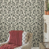 Wallpaper Sparrow & Oak Premium Peel & Stick // Linen & Charcoal