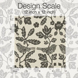 Wallpaper Sparrow & Oak Premium Peel & Stick // Linen & Charcoal