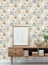 Wallpaper Spontaneity Wallpaper // Black Metallic