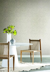 Wallpaper Squareburst Wallpaper // Light Yellow