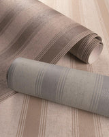 Wallpaper Stately Stripe Wallpaper // Blue & Pearl
