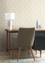 Wallpaper Stella Star Wallpaper // Off White Metallic