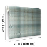 Wallpaper Sterling Plaid Wallpaper // Green