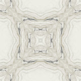 Wallpaper Stone Kaleidoscope Wallpaper // Grey & Black Metallic