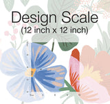 Wallpaper Strawberry Fields Peel & Stick Wall Mural // White & Green