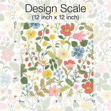 Wallpaper Strawberry Fields Wallpaper // White & Red