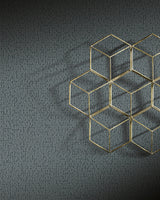 Wallpaper Stretched Hexagons Wallpaper // Blue