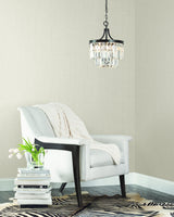 Wallpaper Stretched Hexagons Wallpaper // Cream