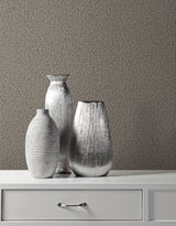 Wallpaper Stretched Hexagons Wallpaper // Dark Silver