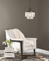 Wallpaper Stretched Hexagons Wallpaper // Dark Silver