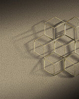Wallpaper Stretched Hexagons Wallpaper // Sand