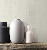 Wallpaper Stucco Finish Wallpaper // White