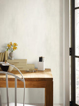 Wallpaper Stucco Finish Wallpaper // White