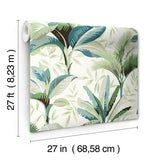 Wallpaper Summerhouse Wallpaper // Peacock