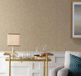 Wallpaper Tabby Weave Texture Wallpaper // Beige