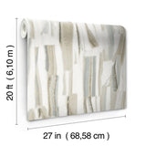 Wallpaper Taj Marble Peel & Stick Wallpaper // Cream & Jade