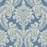 Wallpaper Tapestry Damask Wallpaper // Blue