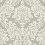 Wallpaper Tapestry Damask Wallpaper // Grey