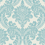 Wallpaper Tapestry Damask Wallpaper // Teal
