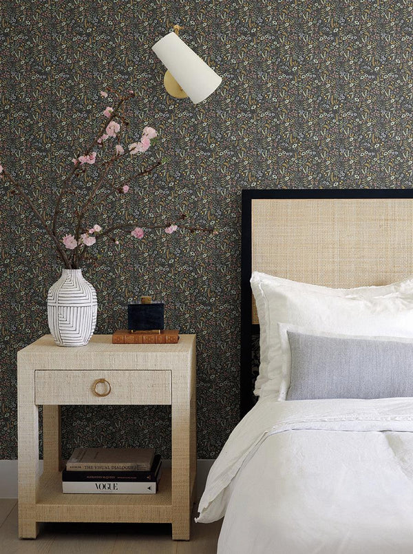 Wallpaper Tapestry Wallpaper // Black